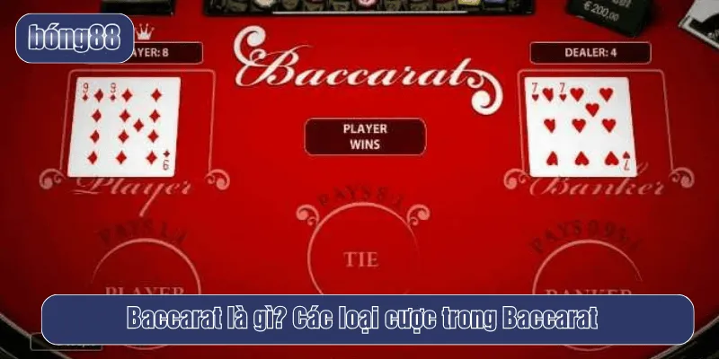 Baccarat là gì? Các loại cược trong Baccarat