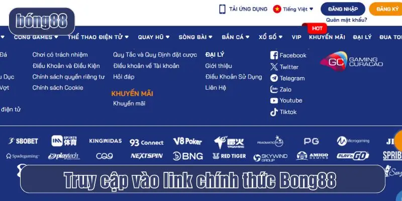 đăng ký vào bong88