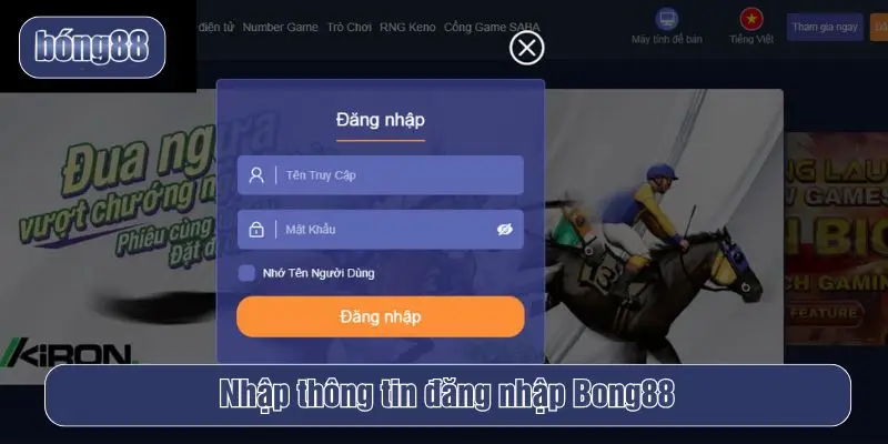 vào acc bong88